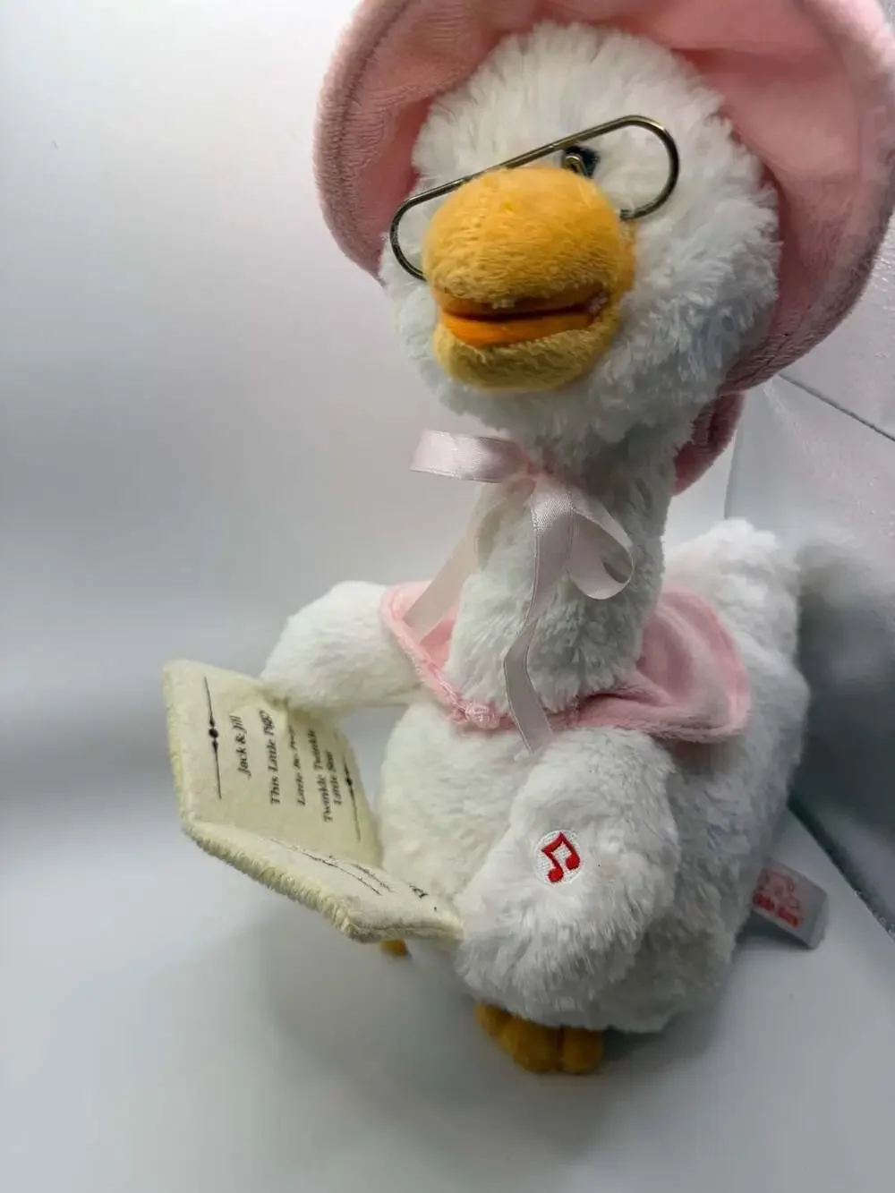 Cuddle Barn Mother Goose Animated Talking and Singing Nursery Rhyme Plush with P